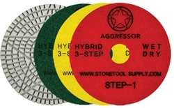 Aggressor 3-Step Wet/Dry Pads