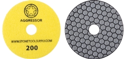 Aggressor Dry Pads - Grit 200