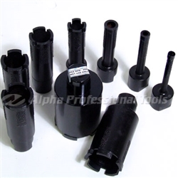 Alpha Wet Core Bits - Diameter: 3/4"