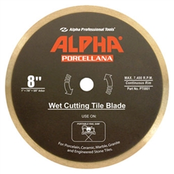 8" Porcellana Blade for Portable Rail Saw