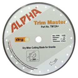 12" Trim Master Dry Blade for Miter Saws