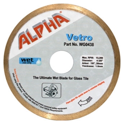 4-3/8" Vetro Premium Wet Cutting Blade