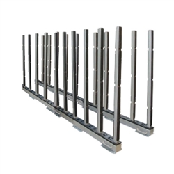 Abaco Rhino Slab Rack with Rubber Lined Poles RSR10R