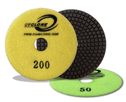 5" Cyclone Wet Polishing Disks R Series - 3000 Grit