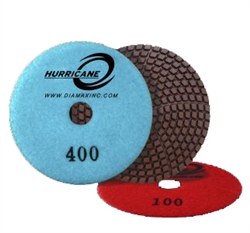 4" HURRICANE POLISHING PAD # 50 GRIT SPIRAL