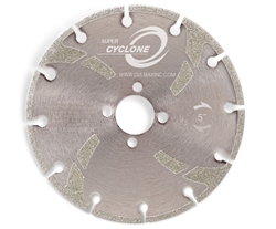 CYCLONE 5" EP MARBLE, SILVER BLADE