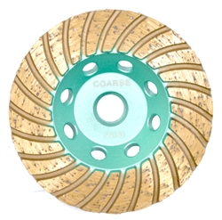 Duster 4" Green Cup Wheel, Coarse