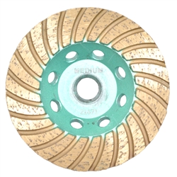 Duster 4" Green Cup Wheel, Medium