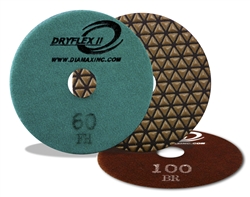 4" Dryflex II Polishing Disks - 5000 Grit