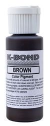 K-BOND BROWN COLOR, 2 OZ.