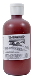 K-BOND RED-BROWN COLOR 8oz BOTTLE