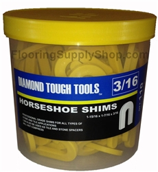 YELLOW SHIMS 3/16", 110 PCS.