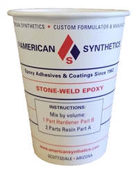 Stone-Weld: Epoxy or Resin Measuring Cups - 50 Per Sleeve