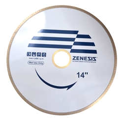 ZENESIS 14" PORCELAIN BLADE 50/60MM ARBOR